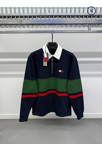 Erkek Çok Renkli Fermuarlı Sweatshirt Tomihilfiger - Görsel 3