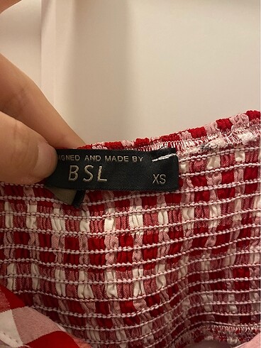 BSL FASHION Crop askılı