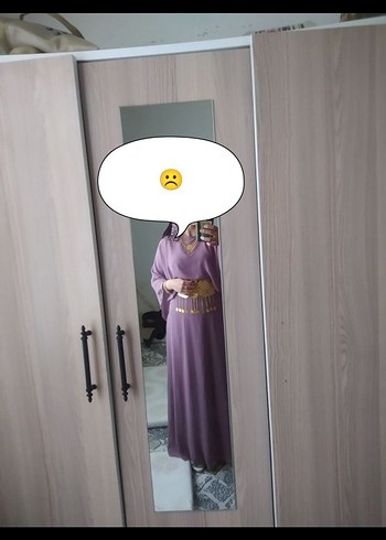 gül kurusu pelerinli abiye yepyeni alana şimdiden hayırlı olsun