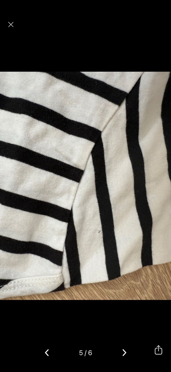 Çocuk Beyaz ve Çizgili İçlik Seti - Görsel 5