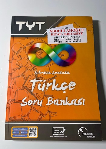 TYT Türkçe Soru Bankası Doktrin Yayınları