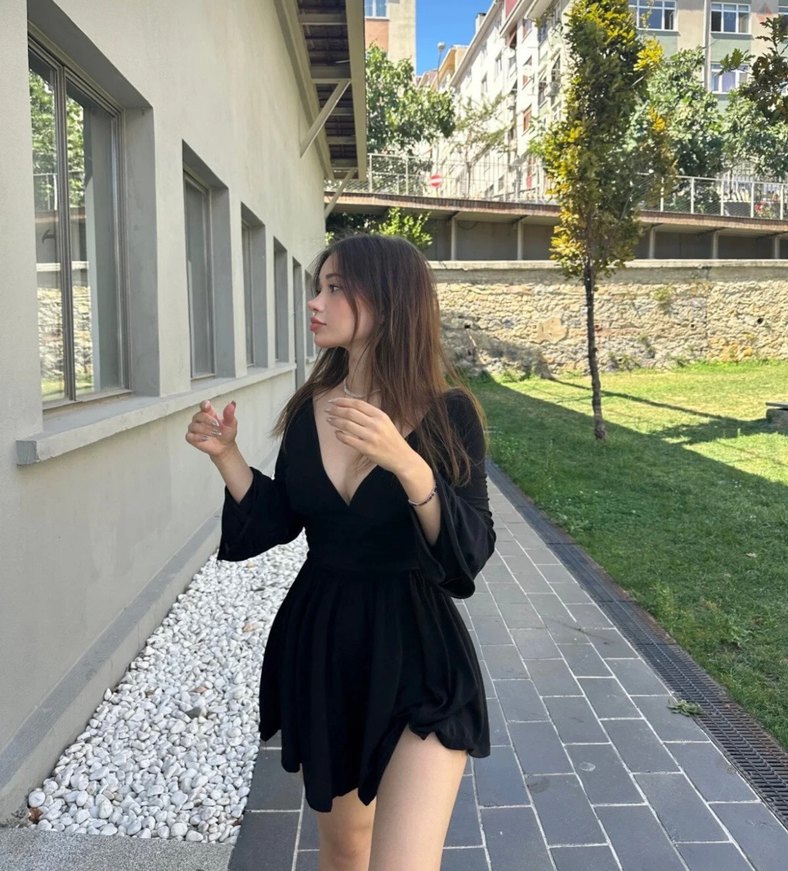 İspanyol Kol Detaylı Şortlu Sandy Elbise - Görsel 3