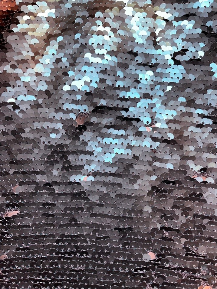 Siyah Payetli V Yaka İnce Askılı Kadın Bluz - Görsel 3