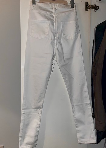 Beyaz Kadın Regular Fit Pantolon - Görsel 2