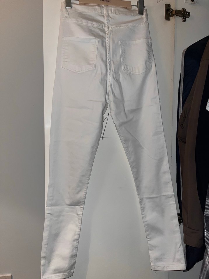 Beyaz Kadın Regular Fit Pantolon - Görsel 2