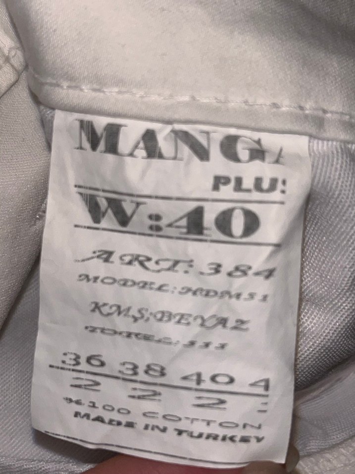 Beyaz Kadın Regular Fit Pantolon - Görsel 3