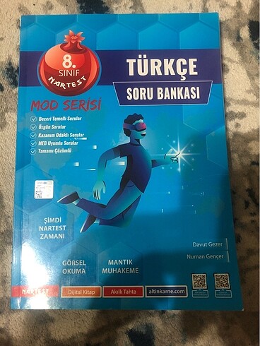 8.sınıf Turkçe soru bankası. Bu yıl alındı.kullanılmadı