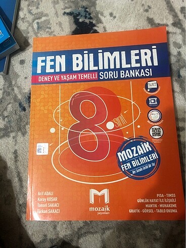 8.sınıf fen bilimleri soru bankası. Bu yıl alındı.kullanılmadı
