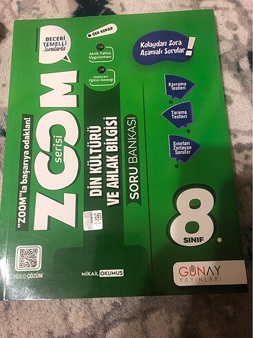 8.sınıf din kültürü soru bankası. Bu yıl alındı.kullanılmadı