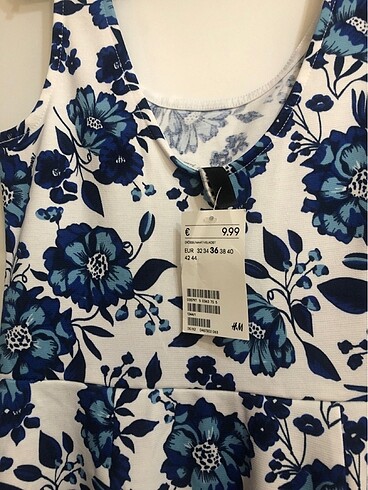 s Beden mavi Renk H&M kullanılmamış elbise yurt dışından alındı