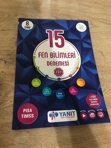 Yanıt yayınları 8. Sınıf fen bilimleri 15 li deneme