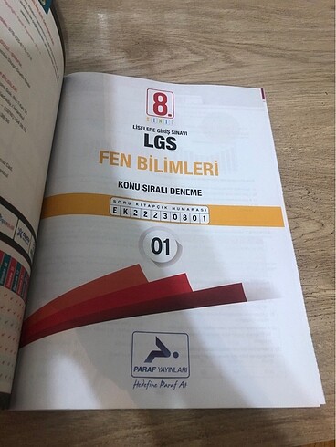  Beden Elit katma 8. Sınıf fen bilimleri 16 lı deneme