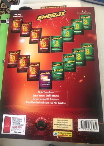 Enerji 8 Türkçe Soru Kitabı Yeni Nesil Sorular - Görsel 3