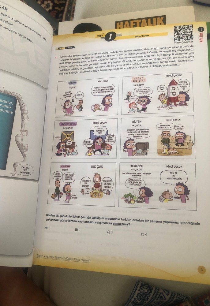 Enerji 8 Türkçe Soru Kitabı Yeni Nesil Sorular - Görsel 2