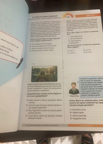 7. Sınıf Sosyal Bilgiler Soru Bankası - Görsel 2