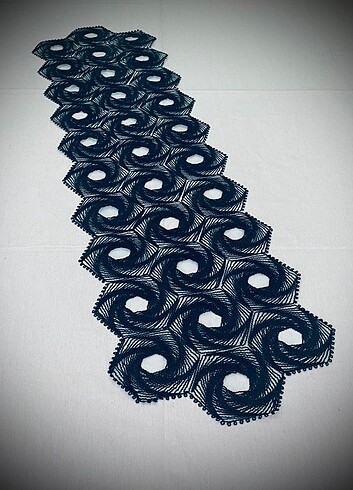 Diğer BLACK Renk Uzun Runner (135x38)