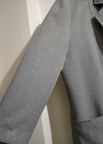 m Beden gri blazer ceket