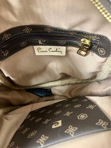 Pierre Cardin Pierre cardin monogram kahverengi sırt çantası