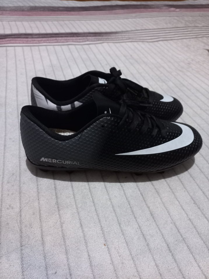 Erkek Çocuk Siyah Spor Ayakkabı Velcro - Görsel 3