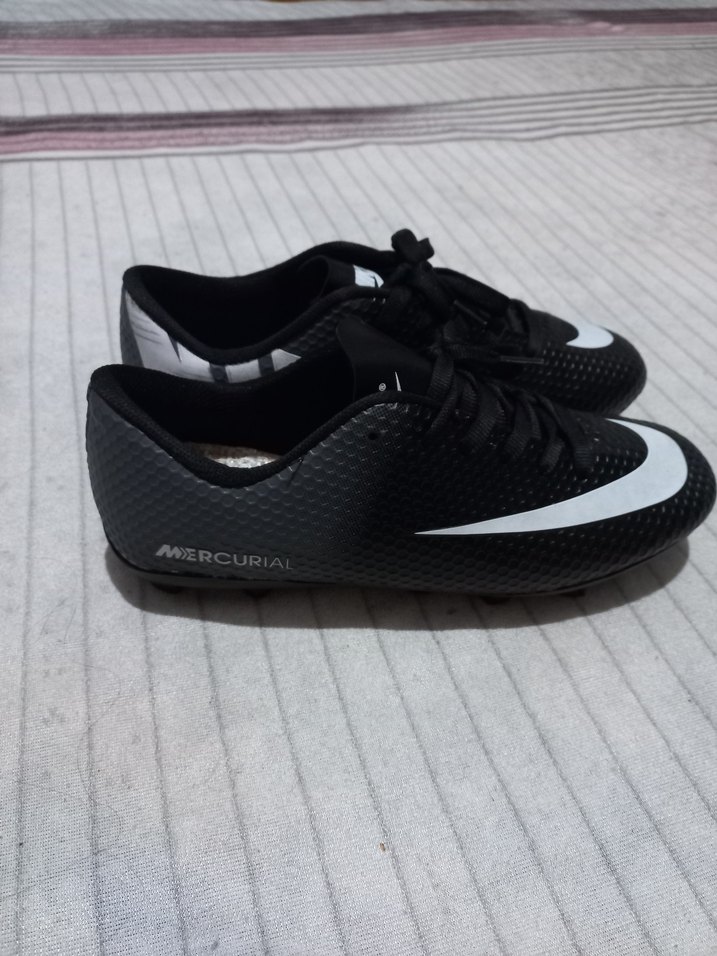 Erkek Çocuk Siyah Spor Ayakkabı Velcro - Görsel 2