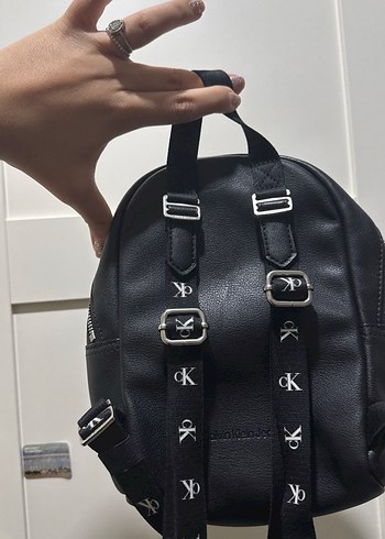 Beden siyah Renk Siyah Deri Kadın Sırt Çantası