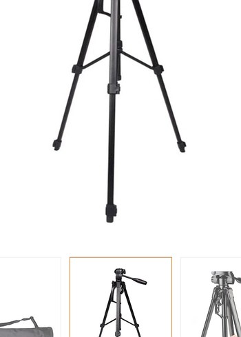 Siyah Ayarlanabilir Tripod Standı - Görsel 2