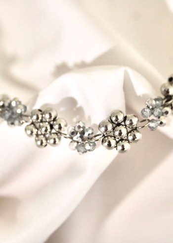 Gri Zincir Detaylı Midi Kadın Kolye - Görsel 3