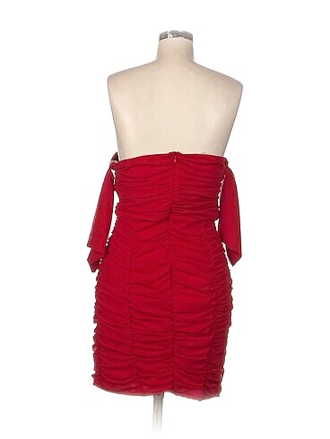 l Beden Vintage Love Kısa Elbise %70 İndirimli.