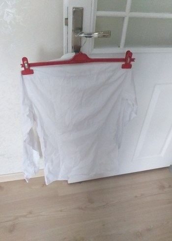 Erkek Beyaz Pamuklu Uzun Kollu Gömlek - Görsel 2