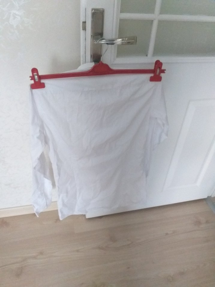 Erkek Beyaz Pamuklu Uzun Kollu Gömlek - Görsel 2