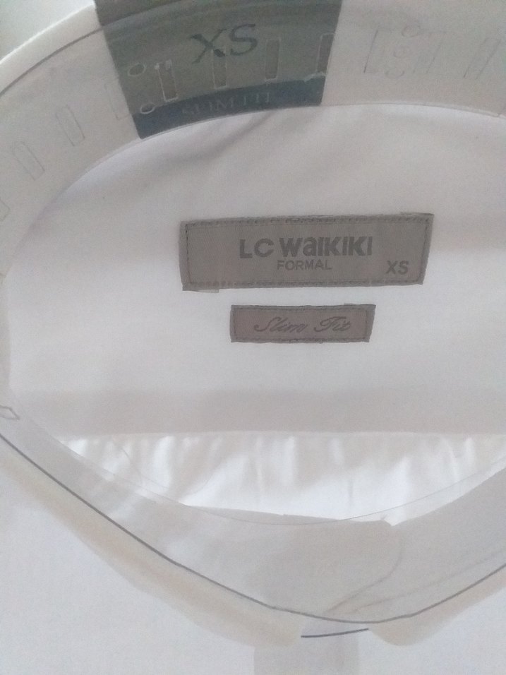 Erkek Beyaz Pamuklu Uzun Kollu Gömlek - Görsel 3