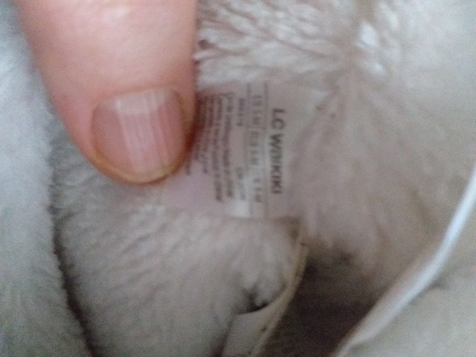 Kızlar için Beyaz Örgü Sıcak Ev Terlikleri - Görsel 3