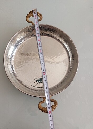 Beden altın Renk Sıfır bakır tava 22 cm