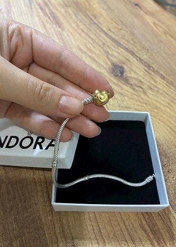  Beden Pandora kalp klipsli bileklik