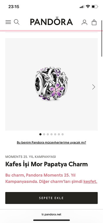 Beden Pandora orijinal