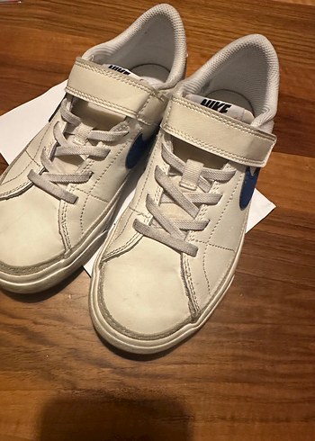 Nike NİKE Beyaz Erkek Çocuk Cırt Cırtlı Spor Ayakkabı