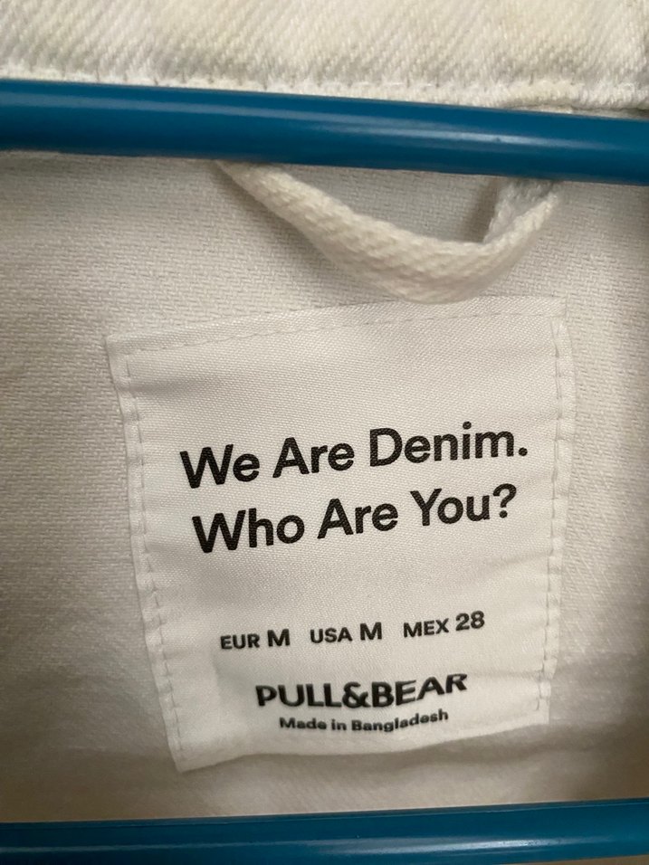 Beyaz pull bear Kadın Denim Ceket - Görsel 2