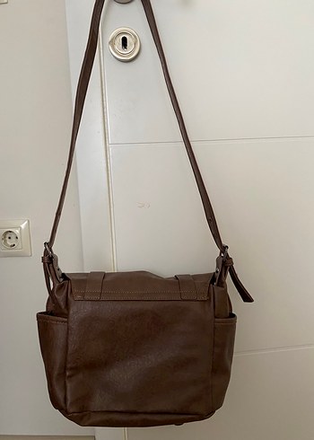 Kahverengi Deri vintage Kadın Çanta - Görsel 3