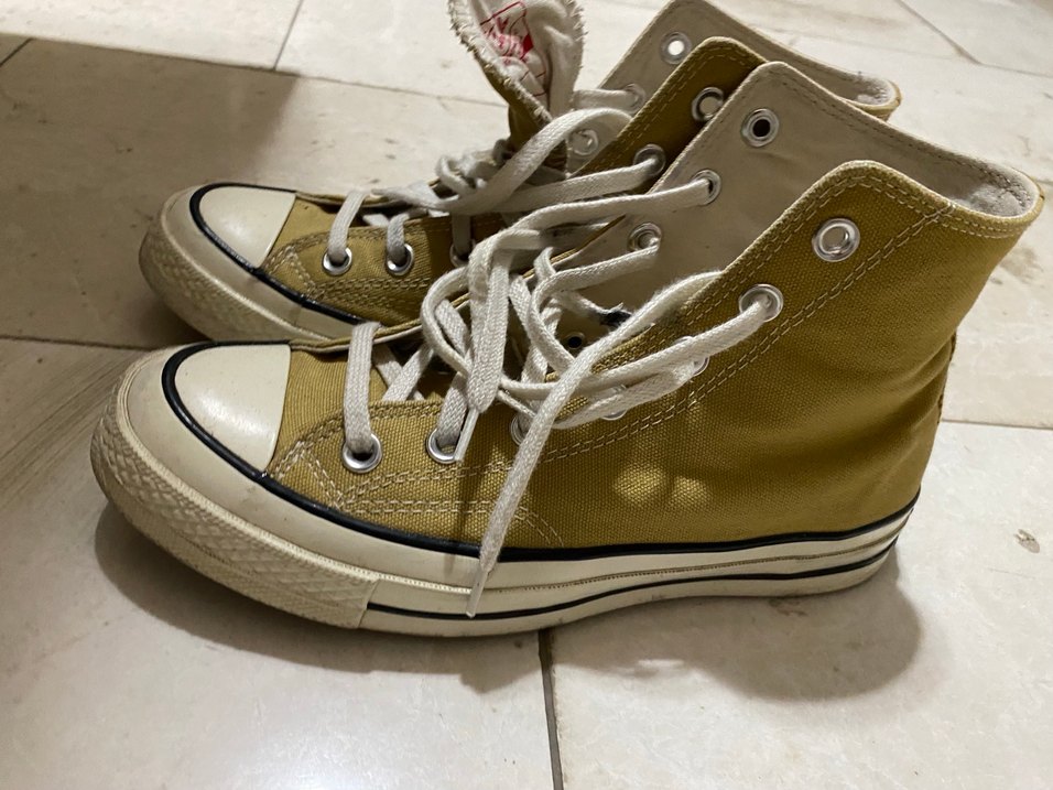 Sarı Chuck 70 Converse Kadın Spor Ayakkabı - Görsel 2