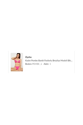 l Beden Oysho bikini altı