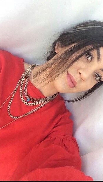 BERSHKA kırmızı kazak - Görsel 5