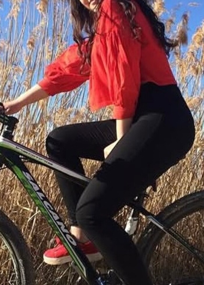 BERSHKA kırmızı kazak - Görsel 4