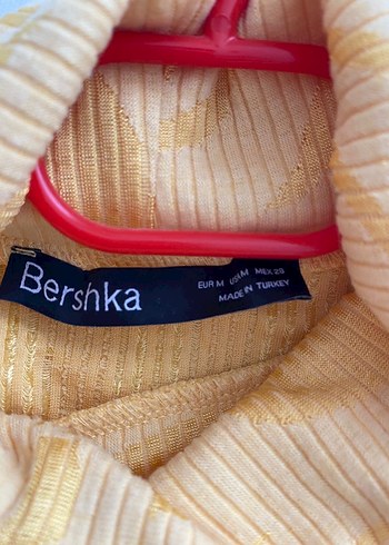 Sarı Balıkçı Yaka İnce Triko Kazak - Görsel 2