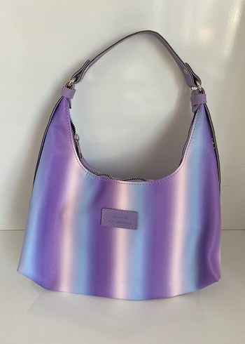 Mor Pastel Tonlu Bağlamalı Kadın Çantası - Görsel 3