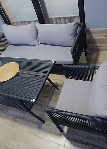 Vavratttan rattan bahçe balkon takımı