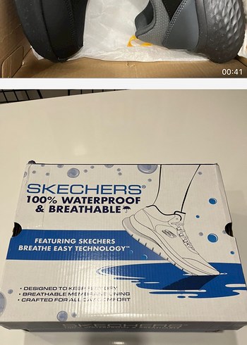 Siyah Erkek Spor Ayakkabı Velcro Bağcıklı - Görsel 4