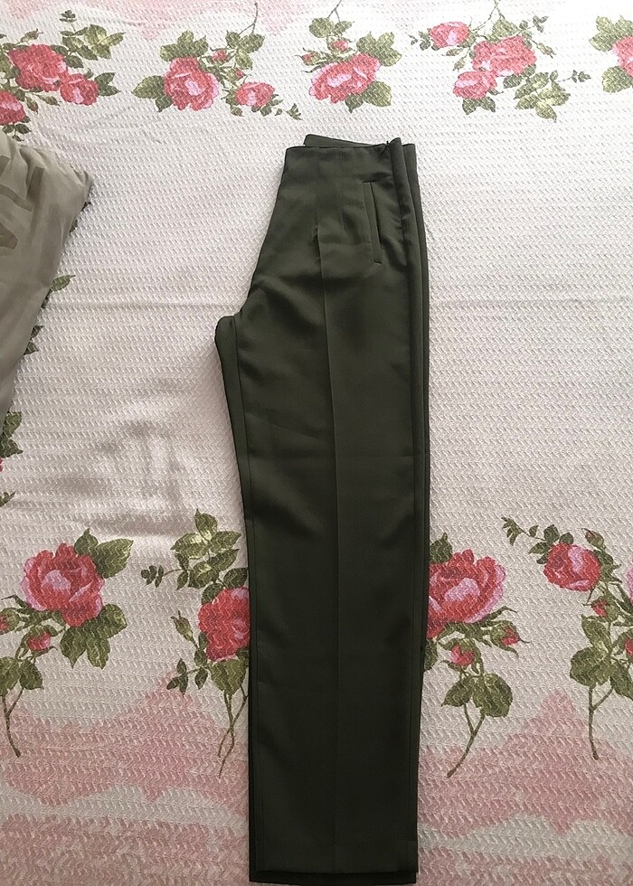 Haki pantolon cigarette model - Görsel 2