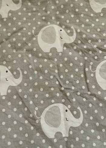 Gri Fil Desenli Çocuk Battaniyesi - Görsel 4