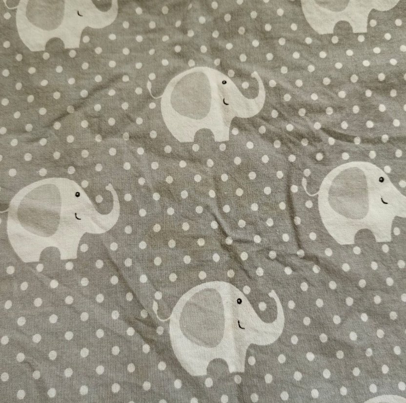 Gri Fil Desenli Çocuk Battaniyesi - Görsel 4