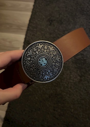 Bohem Tarz Kahverengi Deri Kemer - Görsel 2